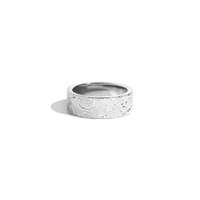 AURATE X MACENNA: Rose Garden Ring Vermeil 14k White Gold