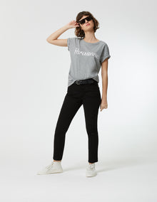 Womens | Parisienne Classic Tee-Shirt | Grey Melange