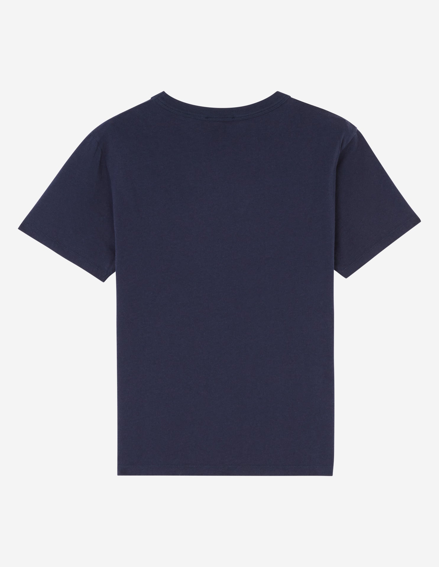 Womens | Fox Head Patch Short-Sleeve Classic Cotton Tee-Shirt | Navy
