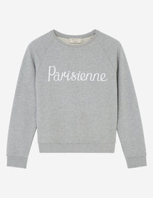 Womens | Parisienne Vintage Sweatshirt | Grey Melange