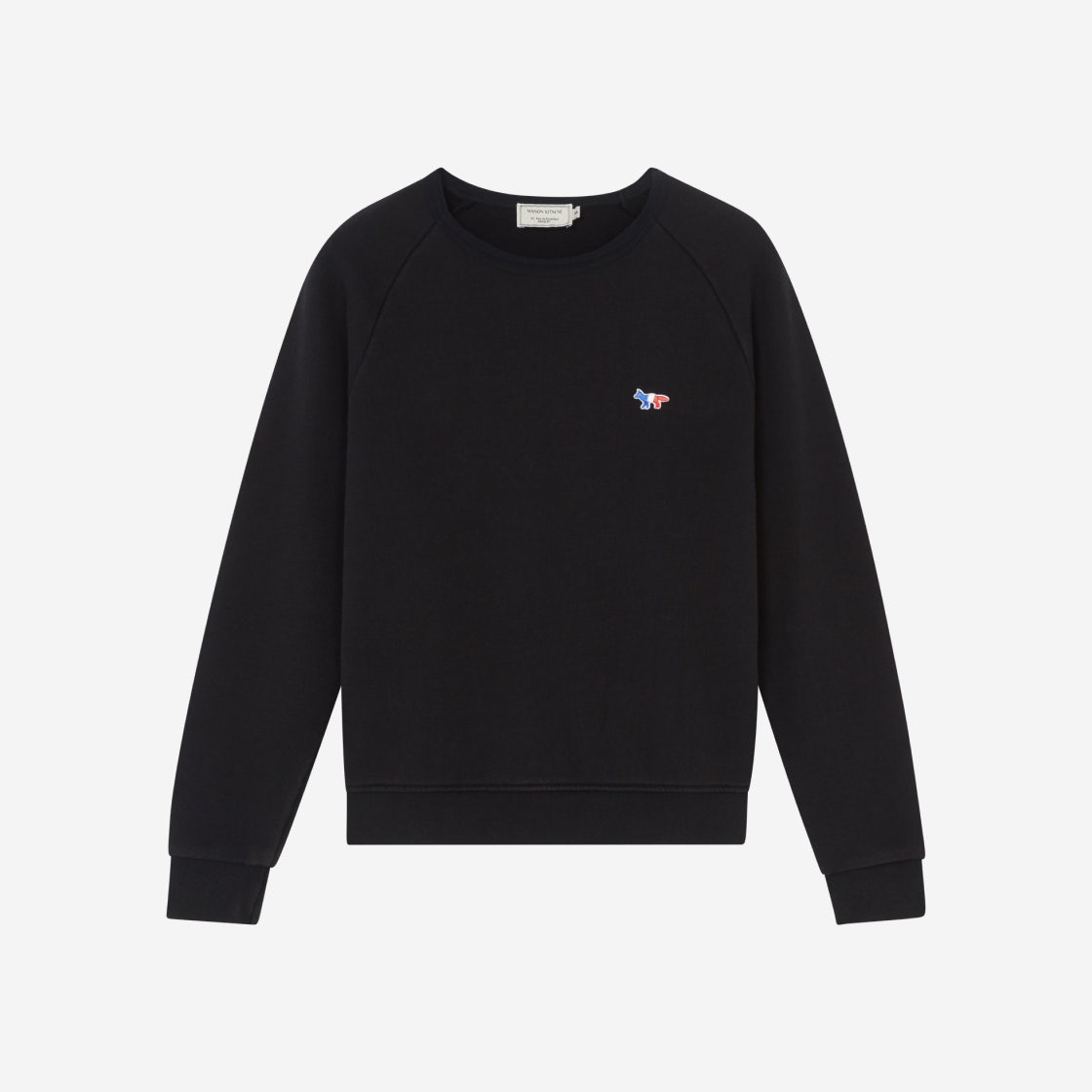 Womens | Tricolor Fox Patch Sweatshirt | Black