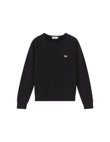 Womens | Tricolor Fox Patch Sweatshirt | Black