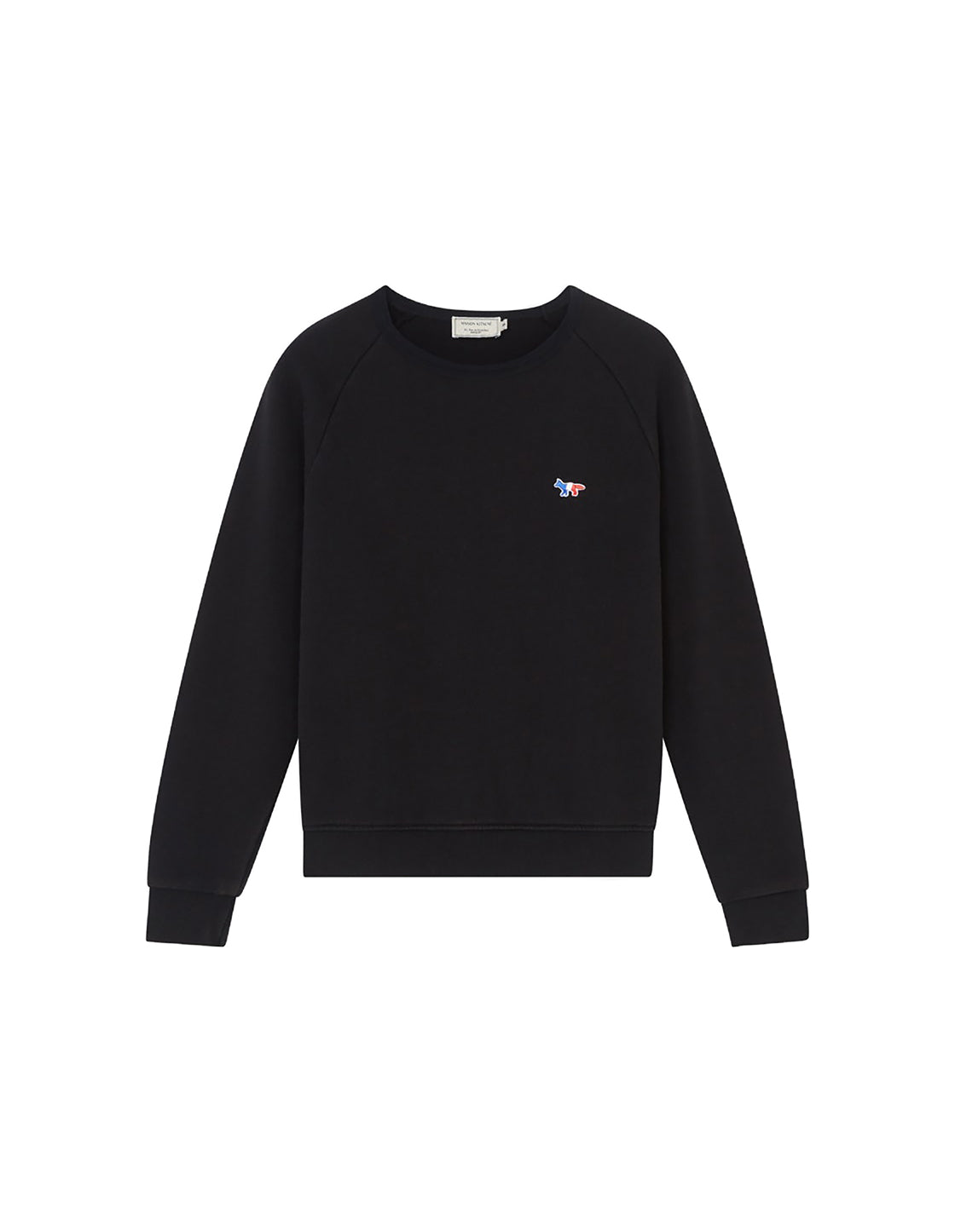 Womens | Tricolor Fox Patch Sweatshirt | Black