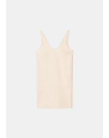 Adella | Leather Mini Dress | Buttermilk
