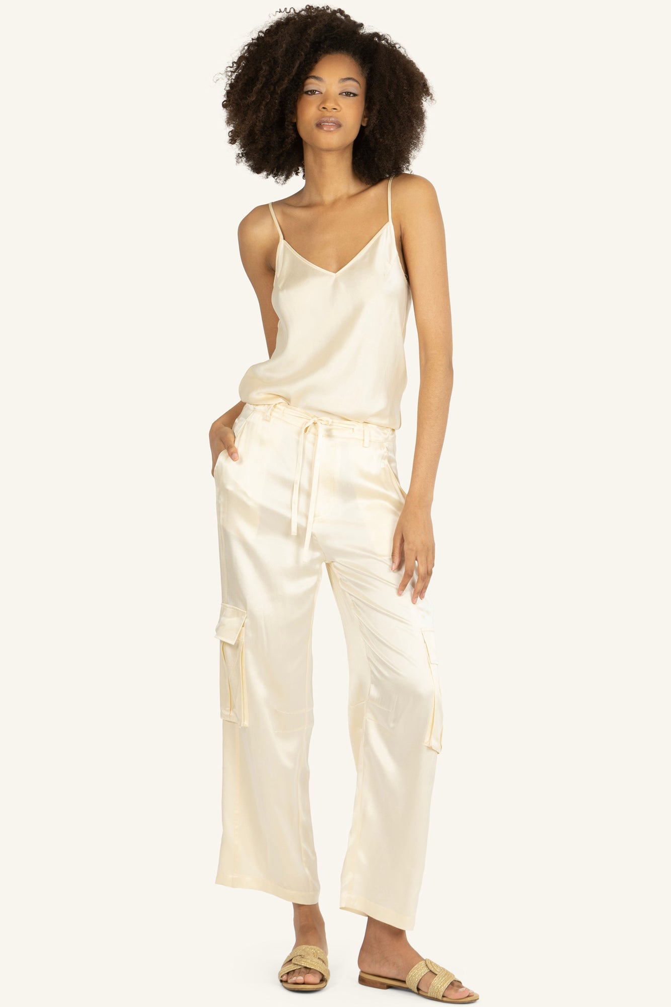 Adina Cami Top | Vintage Creme