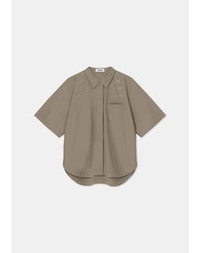 Adira | Short Sleeved Technical Shirt | Grey