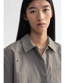 Adira | Short Sleeved Technical Shirt | Grey