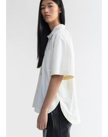 Adira | Short Sleeved Technical Shirt | Ivory