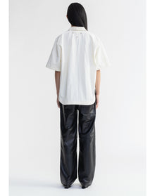 Adira | Short Sleeved Technical Shirt | Ivory