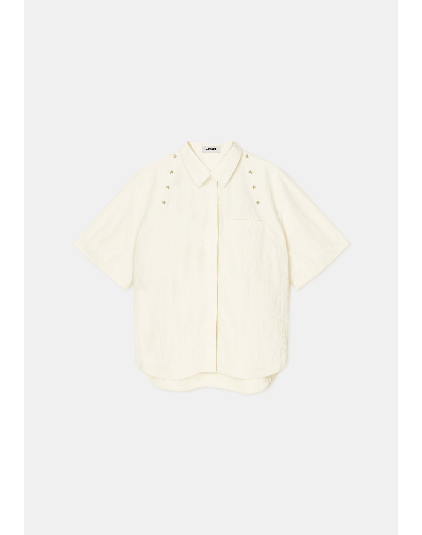 Adira | Short Sleeved Technical Shirt | Ivory