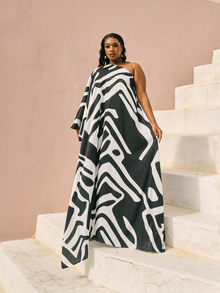 Satu Dress | Lava Noir