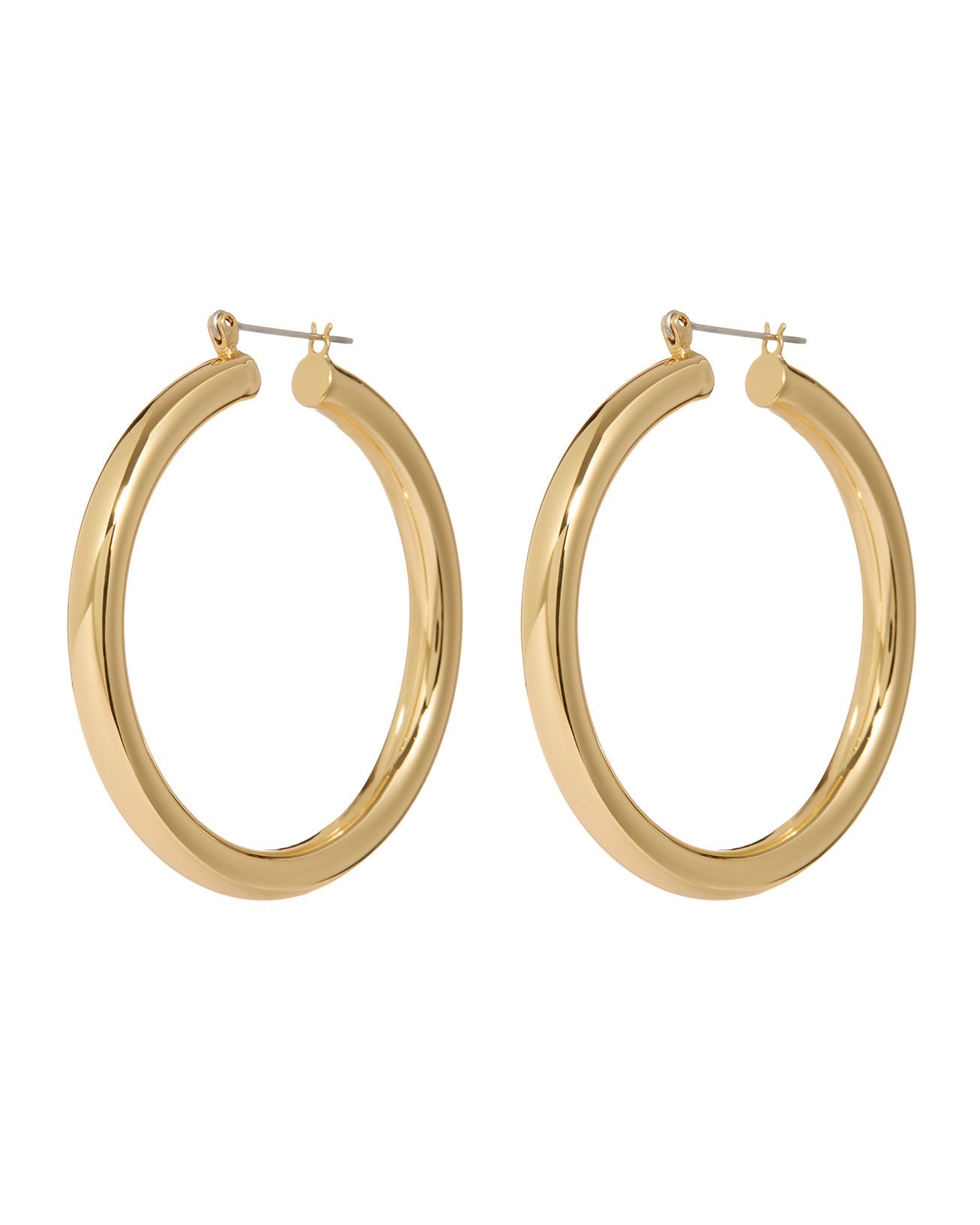 Amalfi Tube Hoops - Gold | Plated Gold