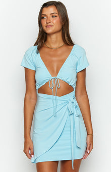 Amanda Mini Dress | Blue