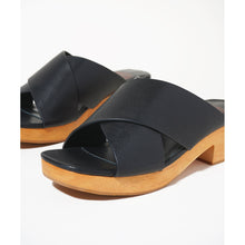 Amos Low Heel Clog Sandal | Black