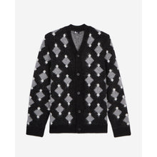 Diamond Cardigan | Men | Black Grey White