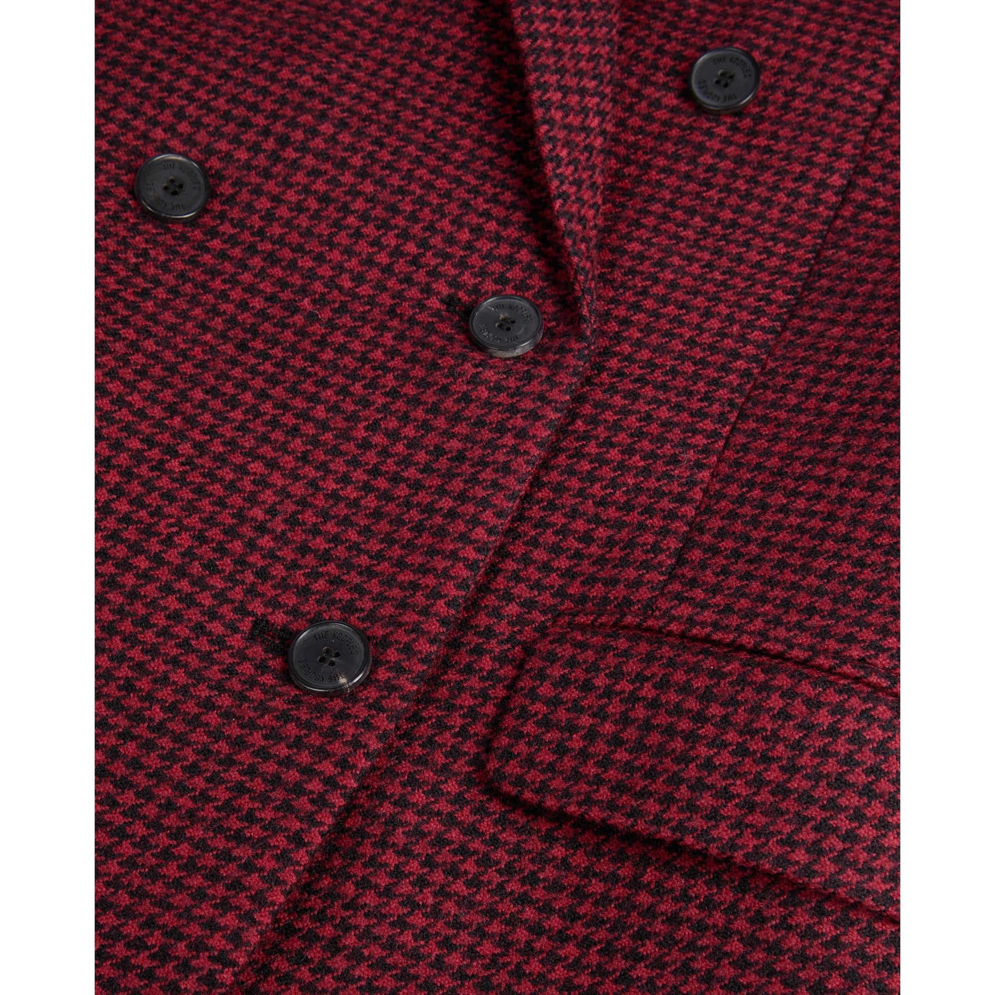 Houndstooth Blazer | Women | Black x Red