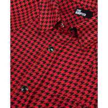 Houndstooth Shirt | Men | Black x Red