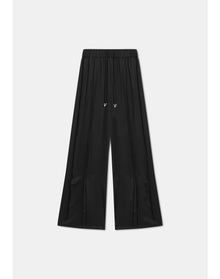 Andros | Satin Wide Leg Pants | Black