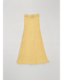 Aria | Knitted Maxi Skirt | Yellow