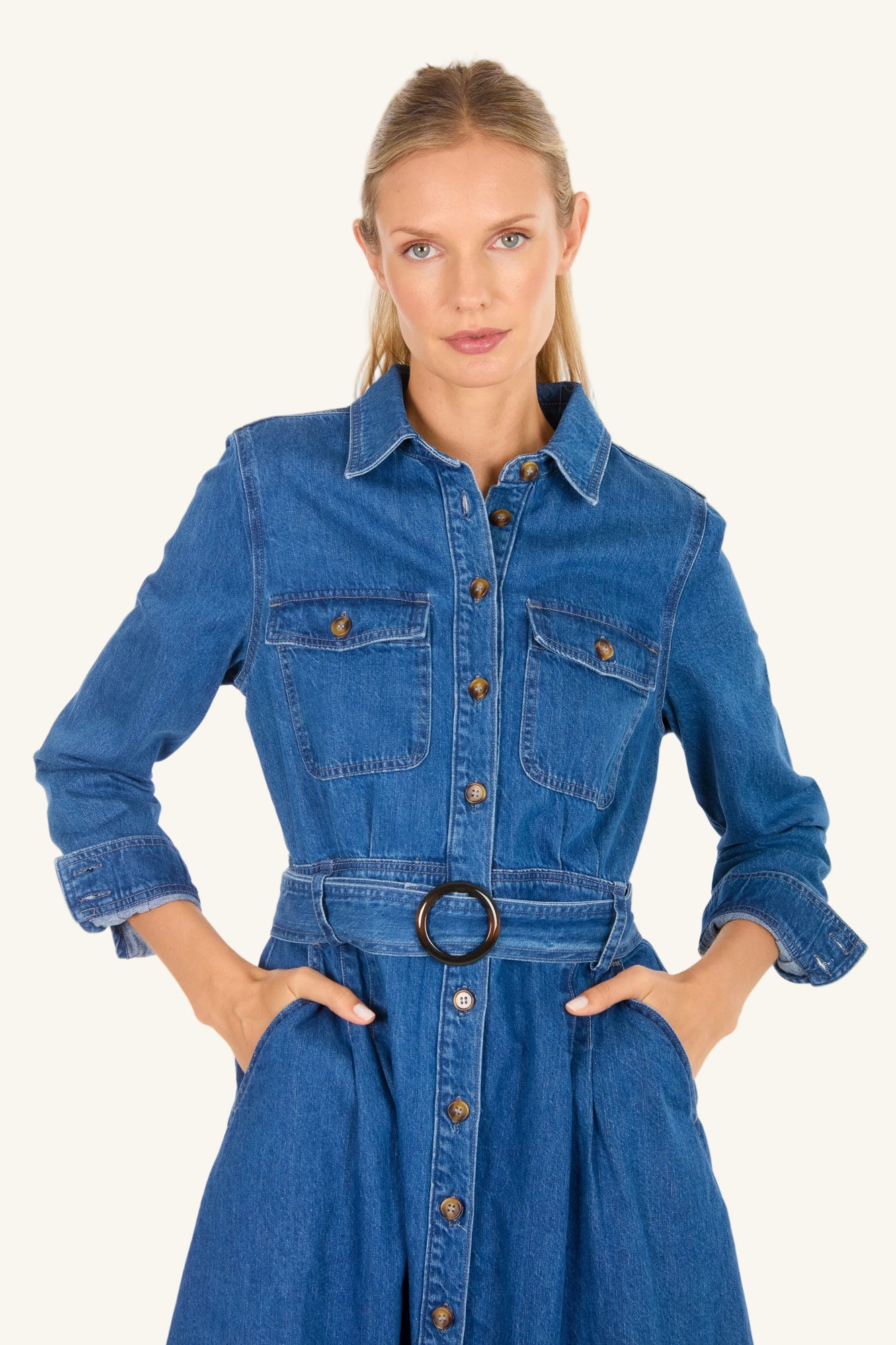 Arrowleigh Dress | Denim Garment Wash