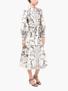 Garden Cotton Shirtdress | Stone