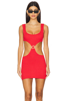 Augusta Mini Dress | Red