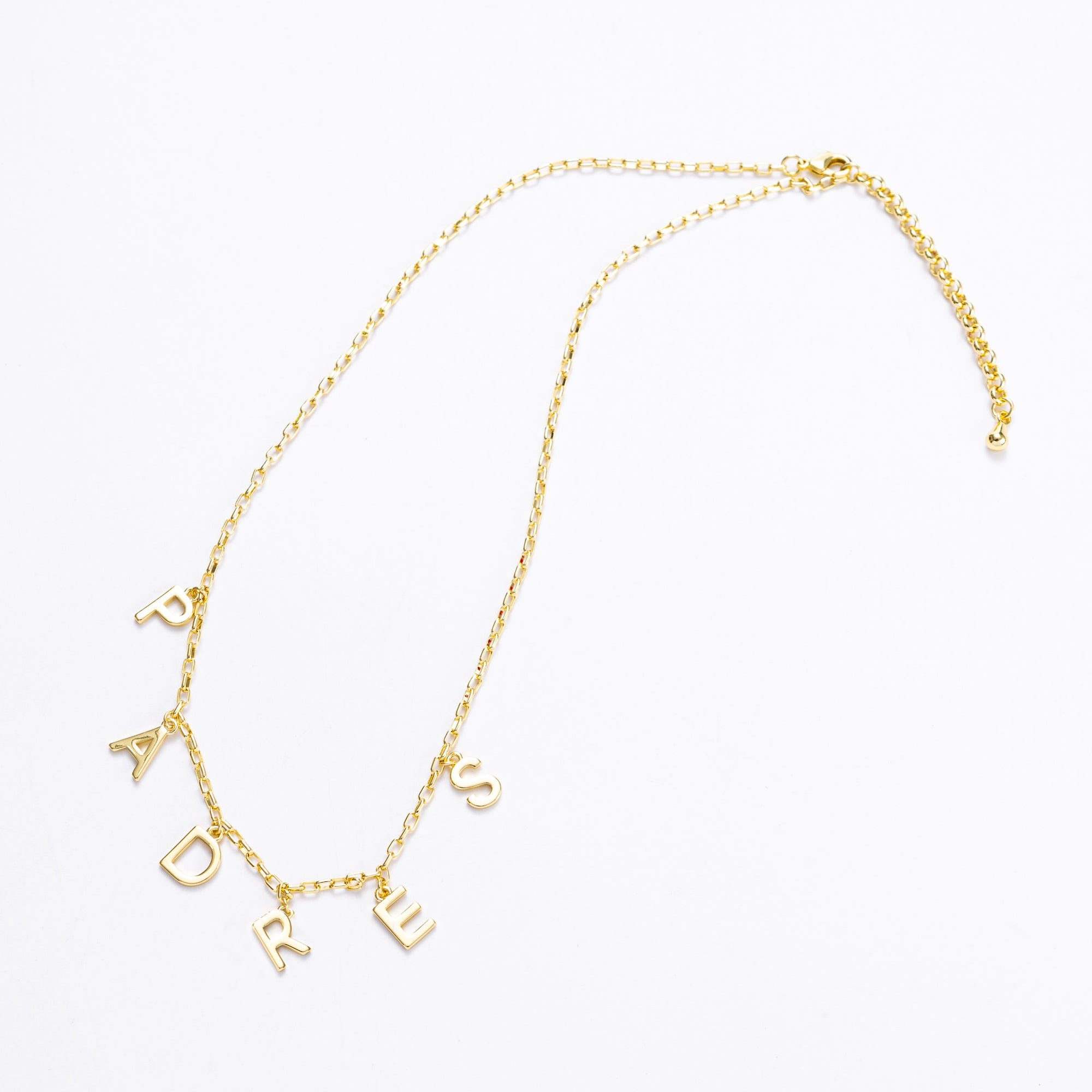 Bijoux Sport by Luv Aj MLB Charm Letter Necklace | San Diego Padres | Gold