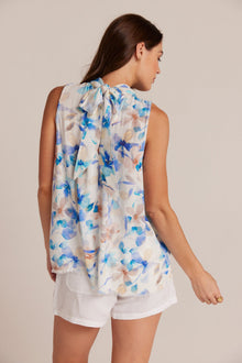 Tie Back Halter Top | Malibu Floral Print