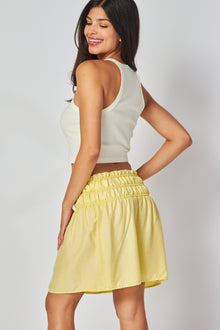 Elastic Shirred Skirt |Sunray