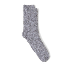 Cozychic Heathered Men's Socks | Charcoal/White