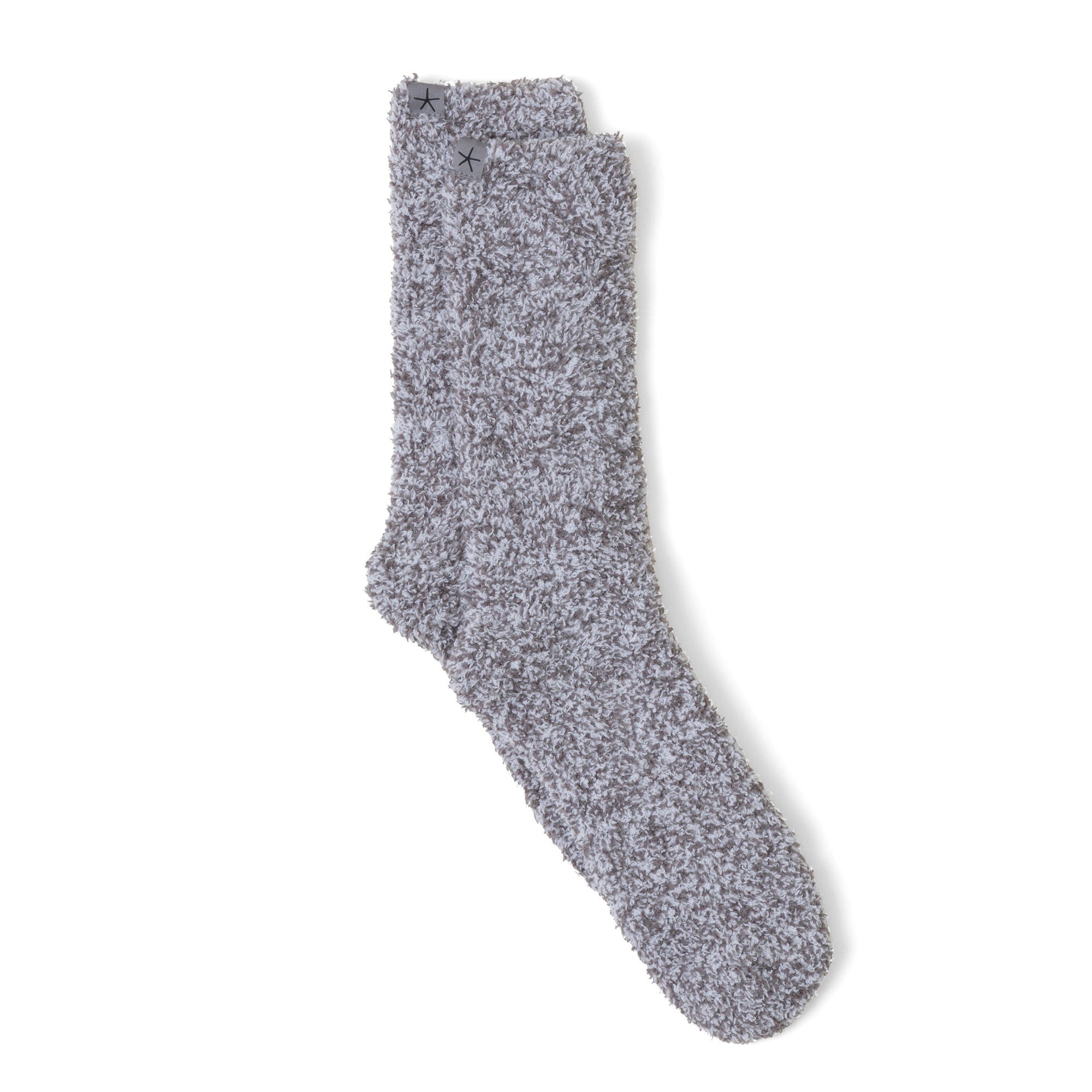 Cozychic Heathered Men's Socks | Charcoal/White