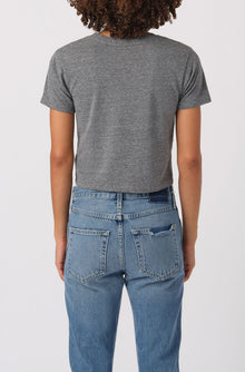 AMO Denim Babe Tee in Heather Grey