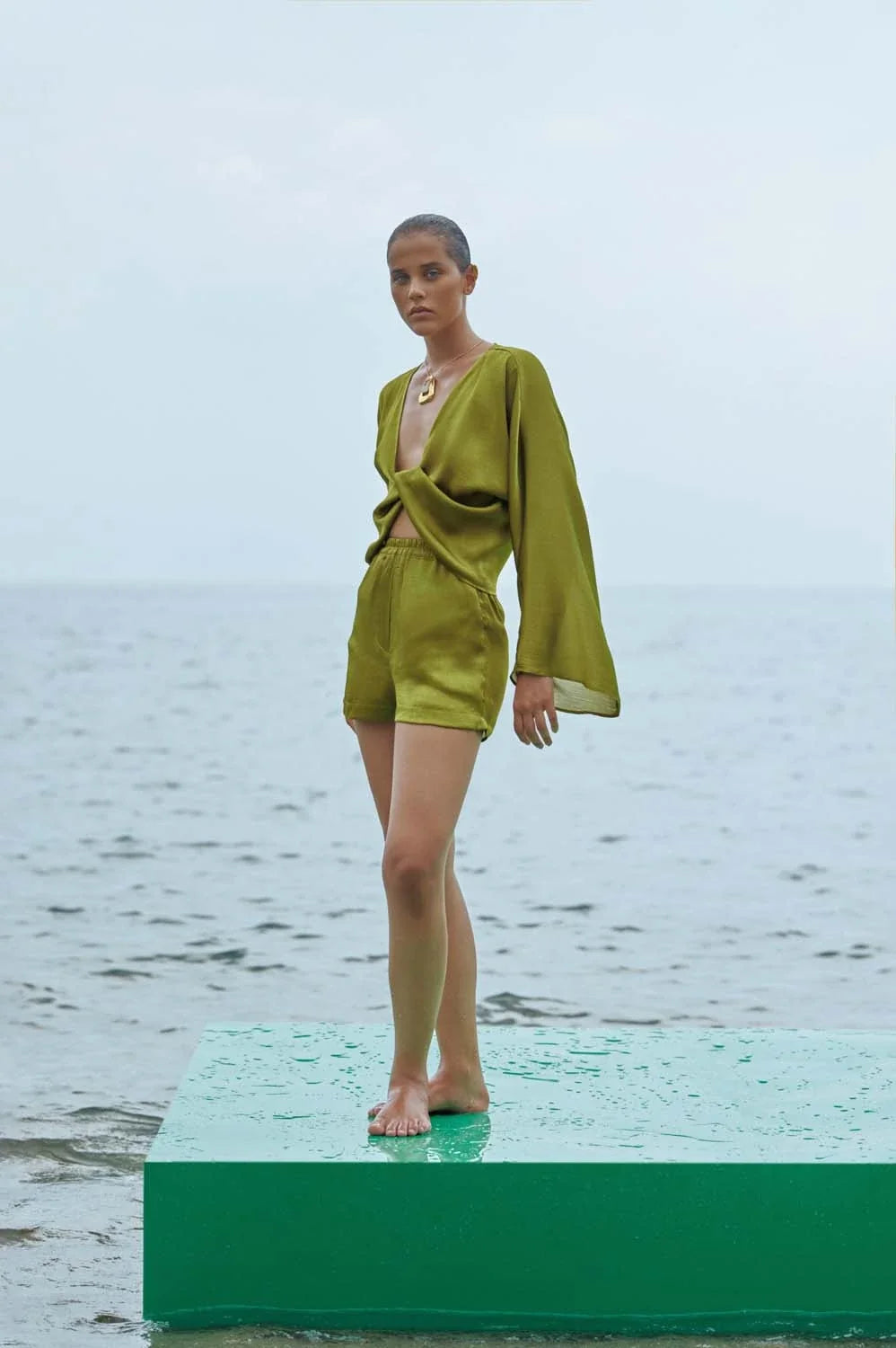 Gia Shorts | Pistachio