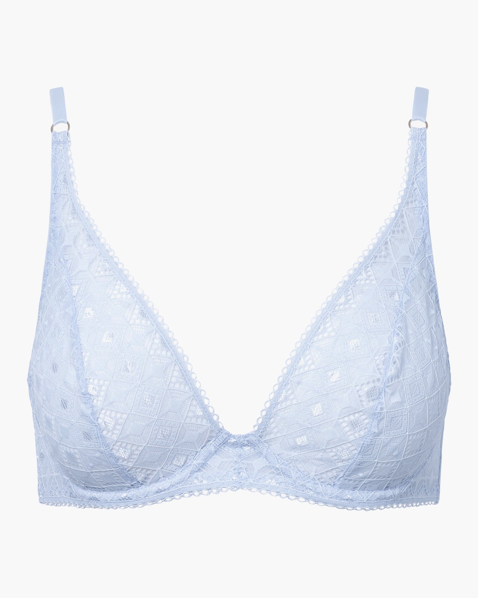 Blue Bra - Basilica Plunge Bra