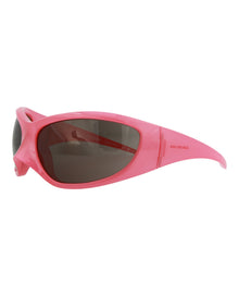 Balenciaga Shield Bio Injection Sunglasses | Pink