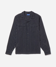 Black | Marco Brushed Shirring Long Sleeve Shirt