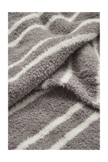 Cozychic Doubled Stripe Blanket | Beach Rock/Cream