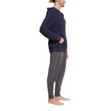 Cozychic Lite Men's Cable Hooded Henley | Indigo