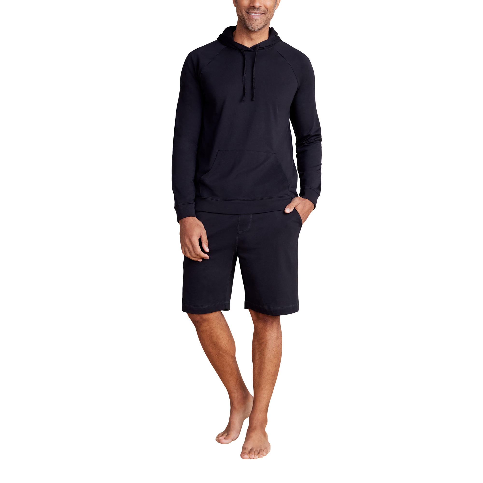 Malibu Collection Men's Pima Jersey Shorts | Black