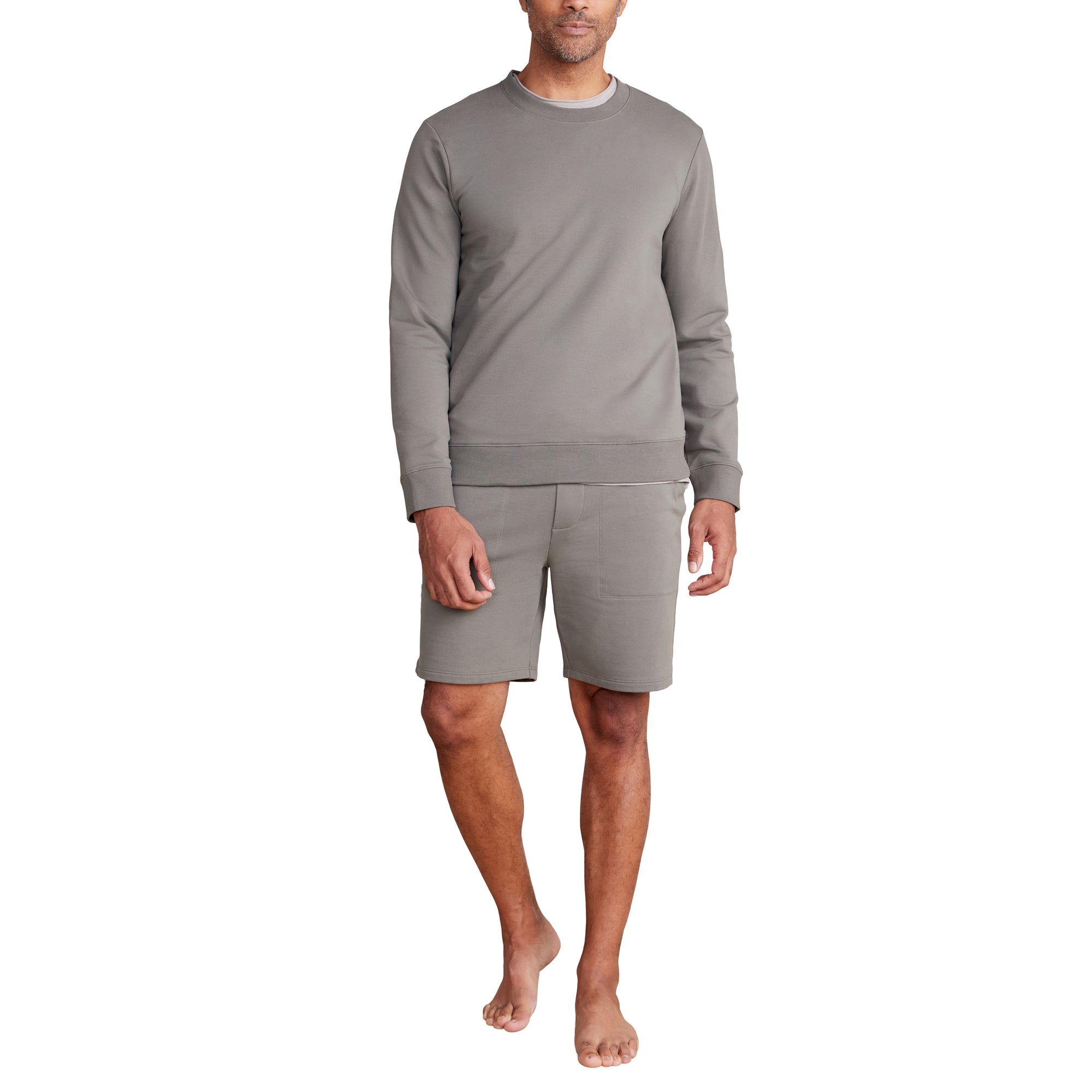 Malibu Collection Men's Pima Cotton Fleece Short | Olive Branch