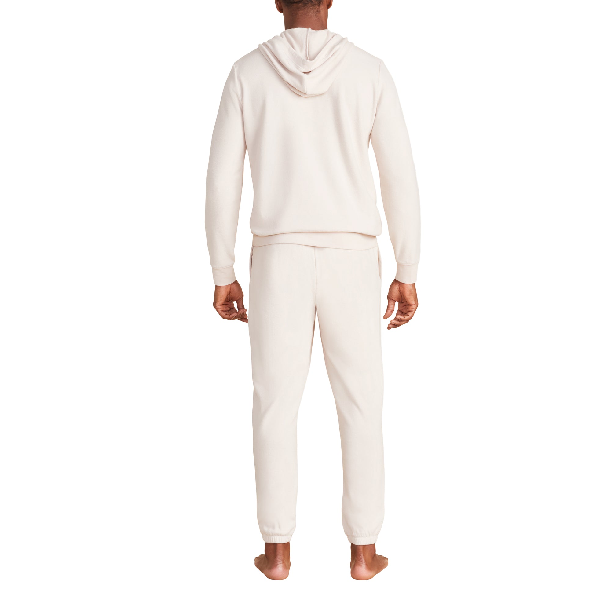 Malibu Collection Men's Brushed Fleece Hoodie | Bisque