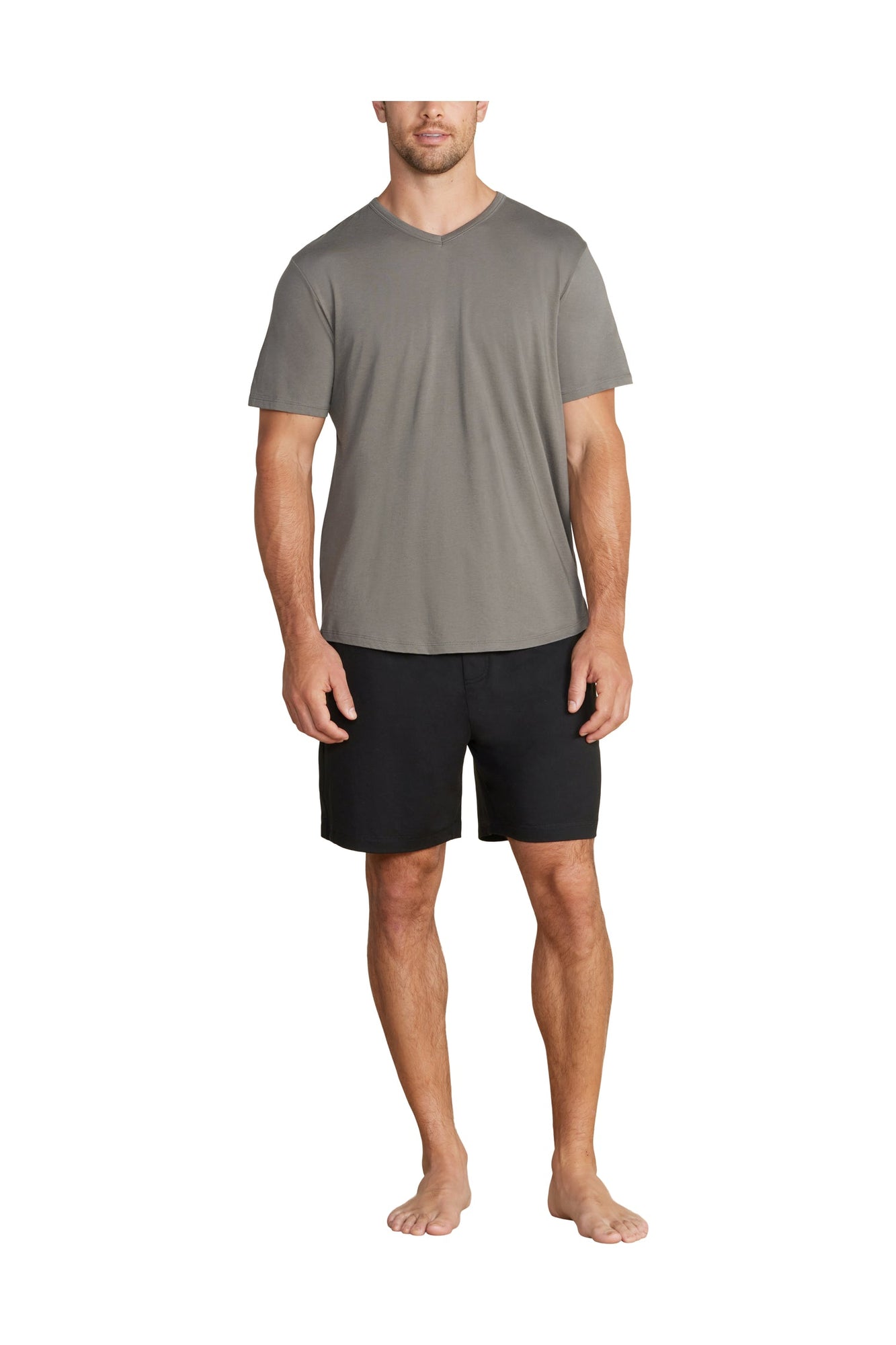 Mens | Malibu Collection Washed Jersey Short Sleeve | Steel