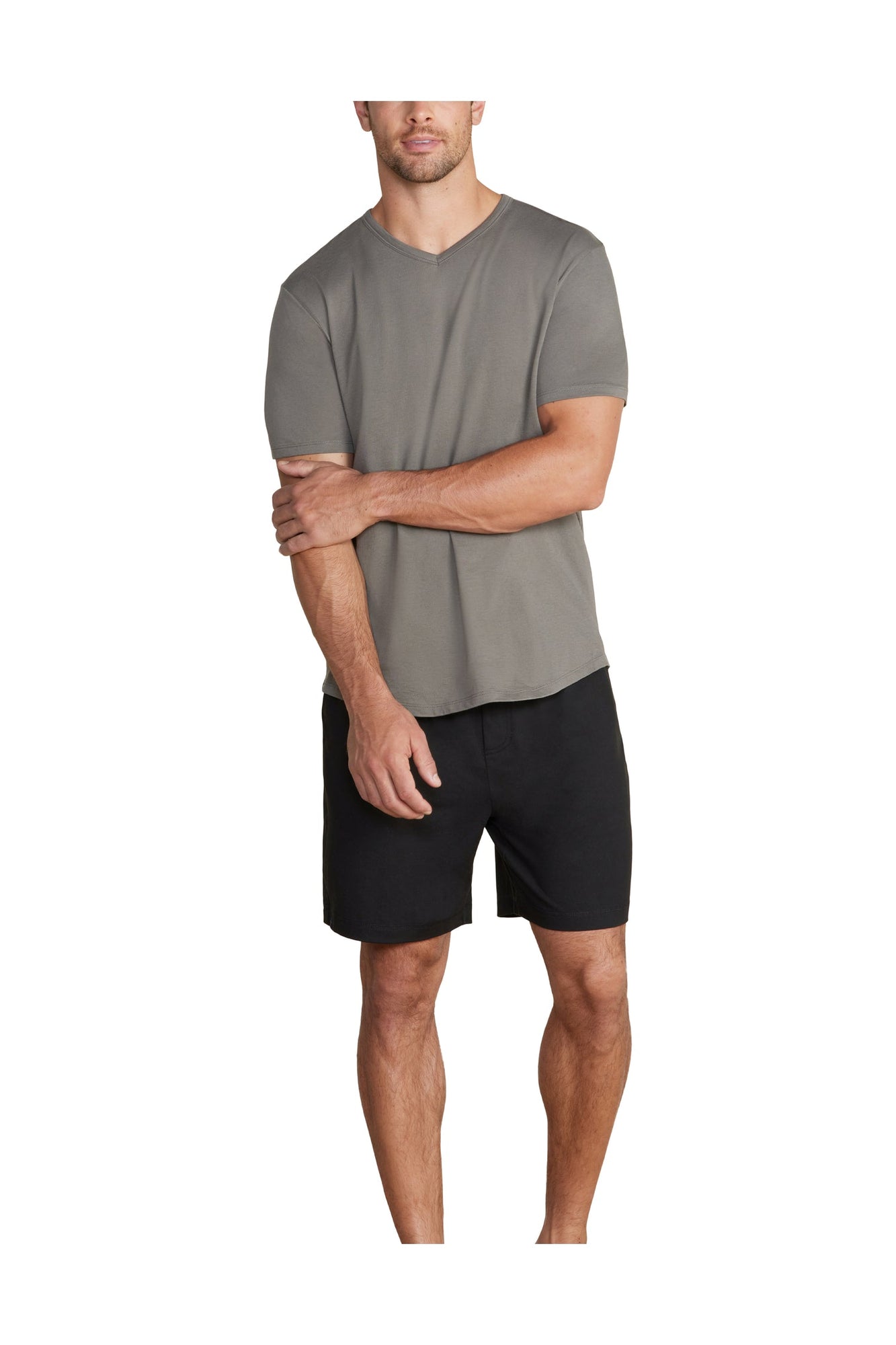 Mens | Malibu Collection Washed Jersey Short Sleeve | Steel