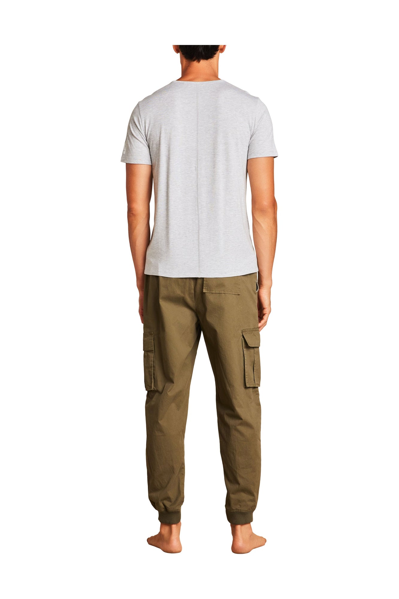 Mens | Malibu Collection Lightweight Jersey Graphic Tee | Heathered Gray
