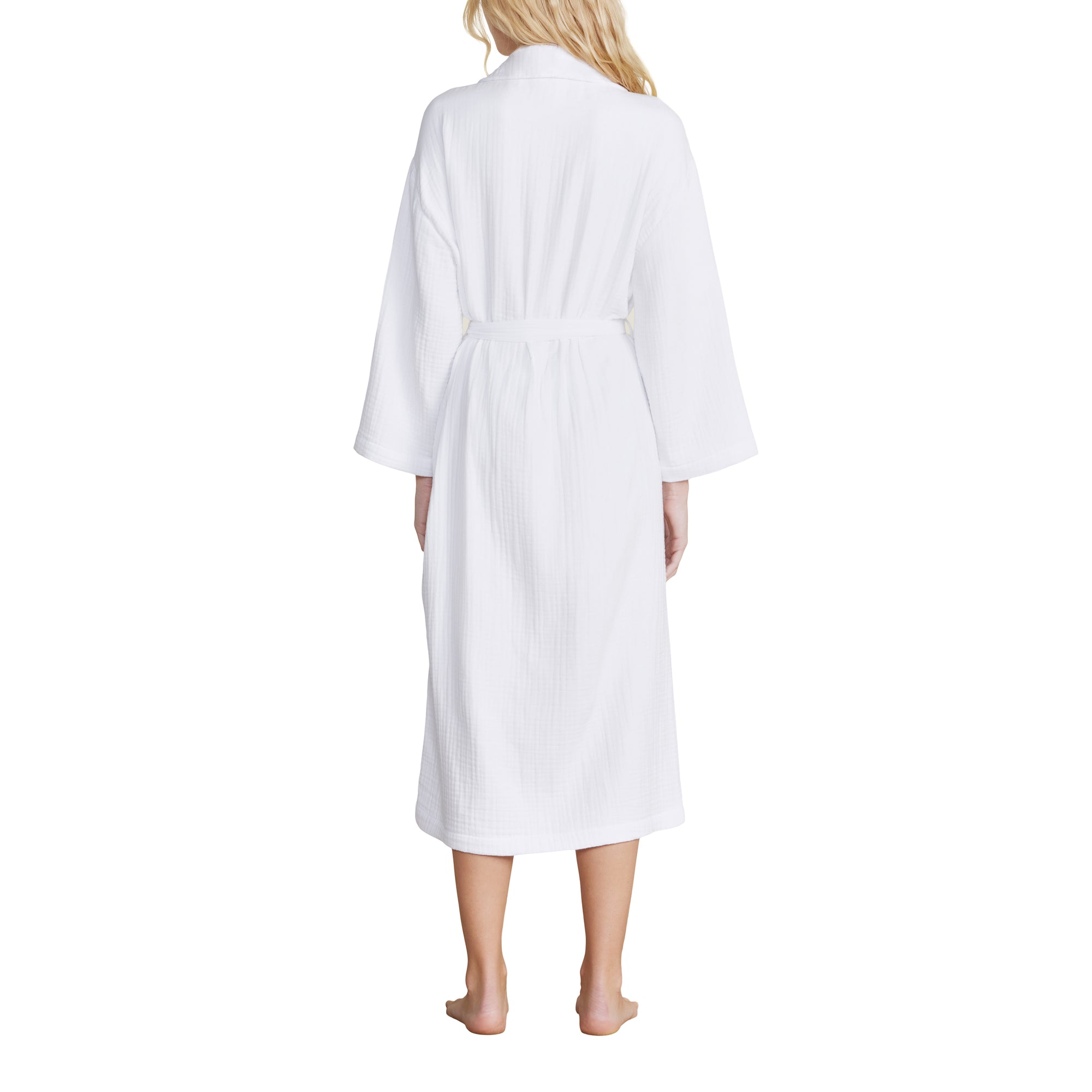 Malibu Collection Muslin Cotton Spa Robe | Sea Salt