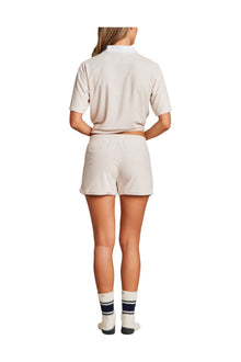 Womens | Cozyterry Shorts | Sand Dune/Sea Salt