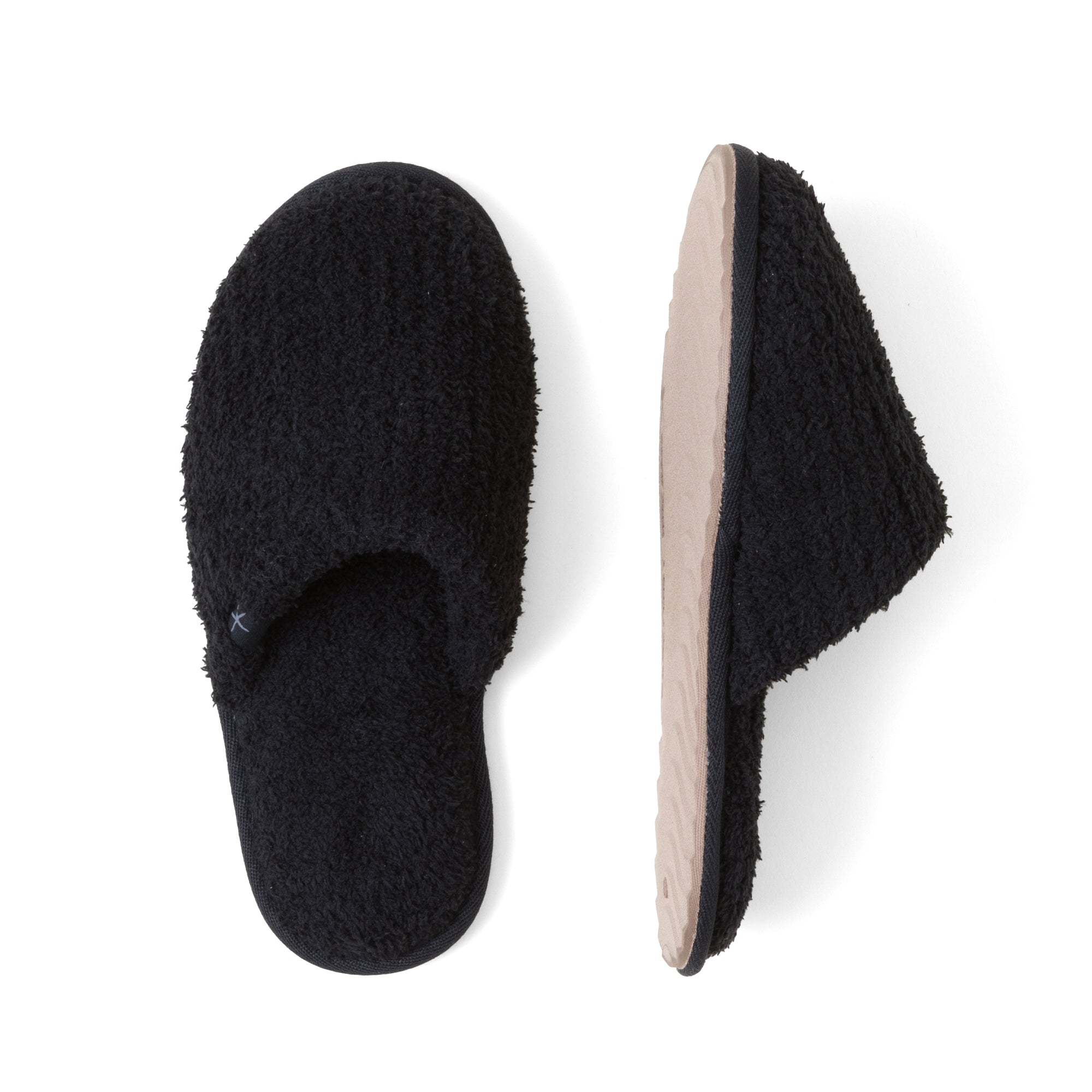 Cozychic Ribbed Slipper | Black