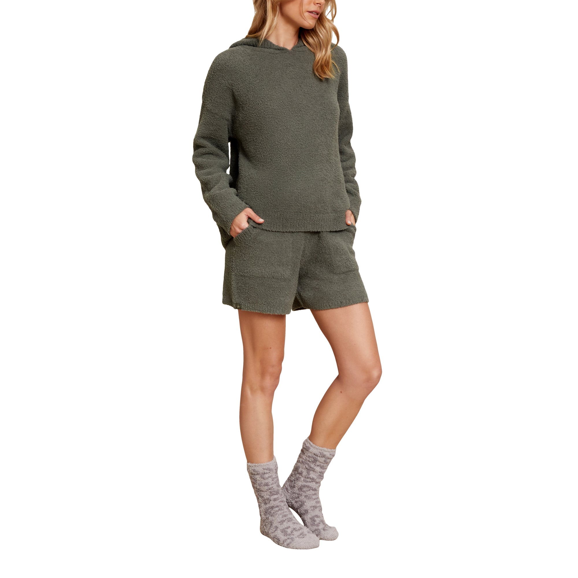 Eco Cozychic Hoodie Lounge Set | Olive Branch