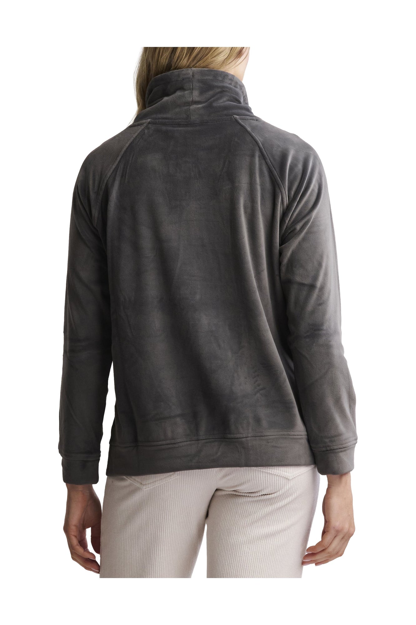 Womens | Luxechic Funnel Neck Pullover | Carbon