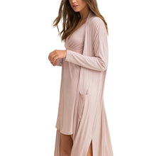 Luxe Milk Jersey Women's Duster Robe | Faded Rose